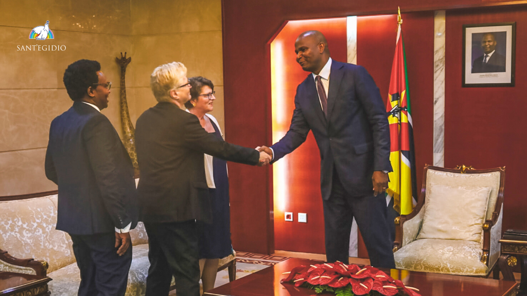 Une délégation de la Communauté rencontre à Maputo le nouveau président du Mozambique, Daniel Francisco Chapo : « Sant'Egidio, une ressource pour le développement et la paix »