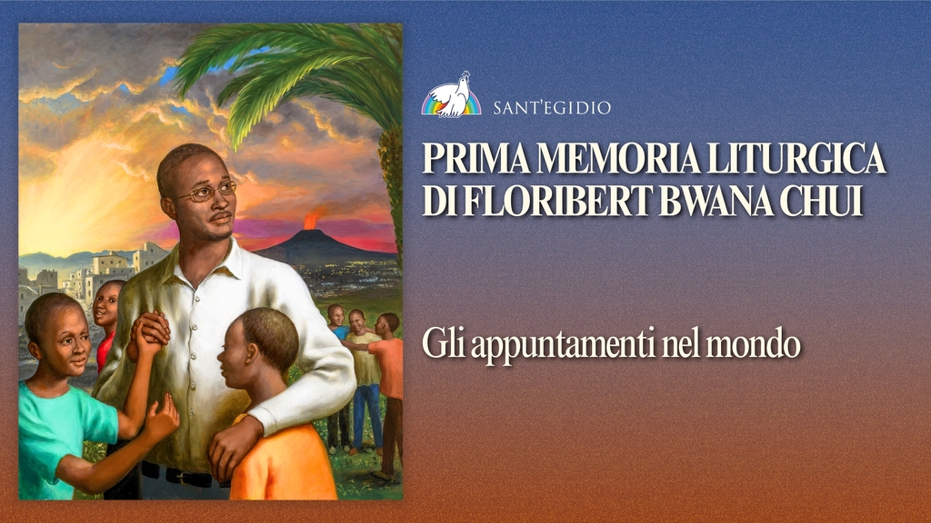 La memoria liturgica del beato Floribert Bwana Chui nelle Comunità di Sant'Egidio in Europa