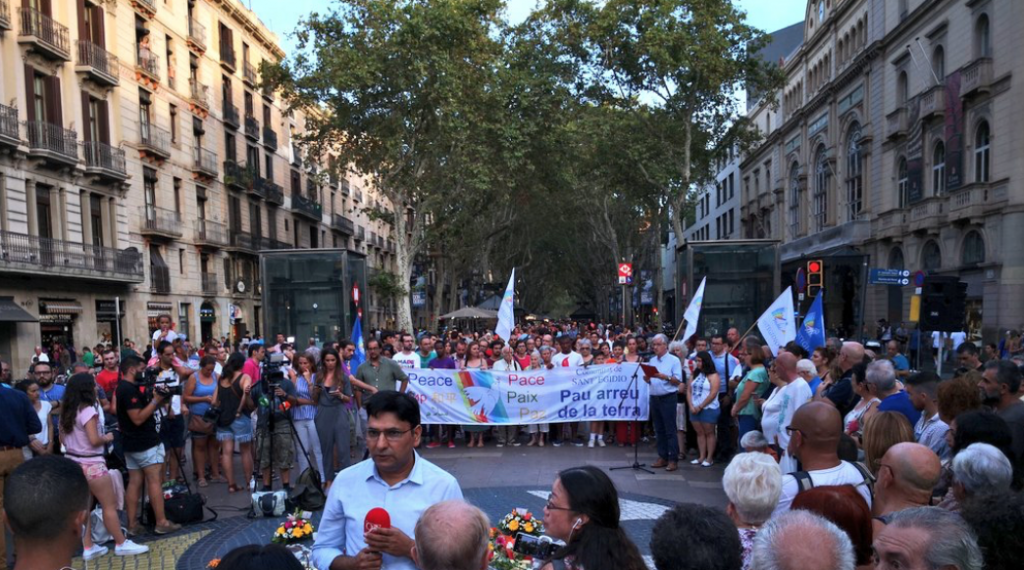 A un any del terrible atemptat de les Rambles de Barcelona: Memòria de les víctimes i pregaria per la pau