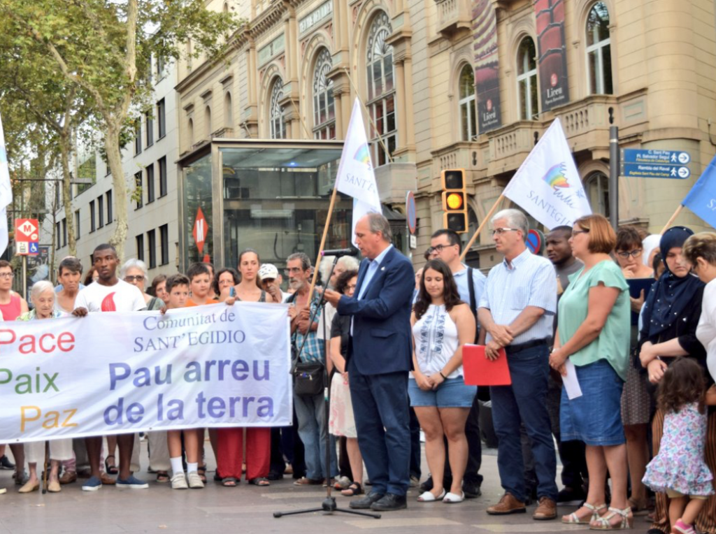 Un año después del terrible atentado de las Ramblas de Barcelona: Memoria de las víctimas y oración por la paz