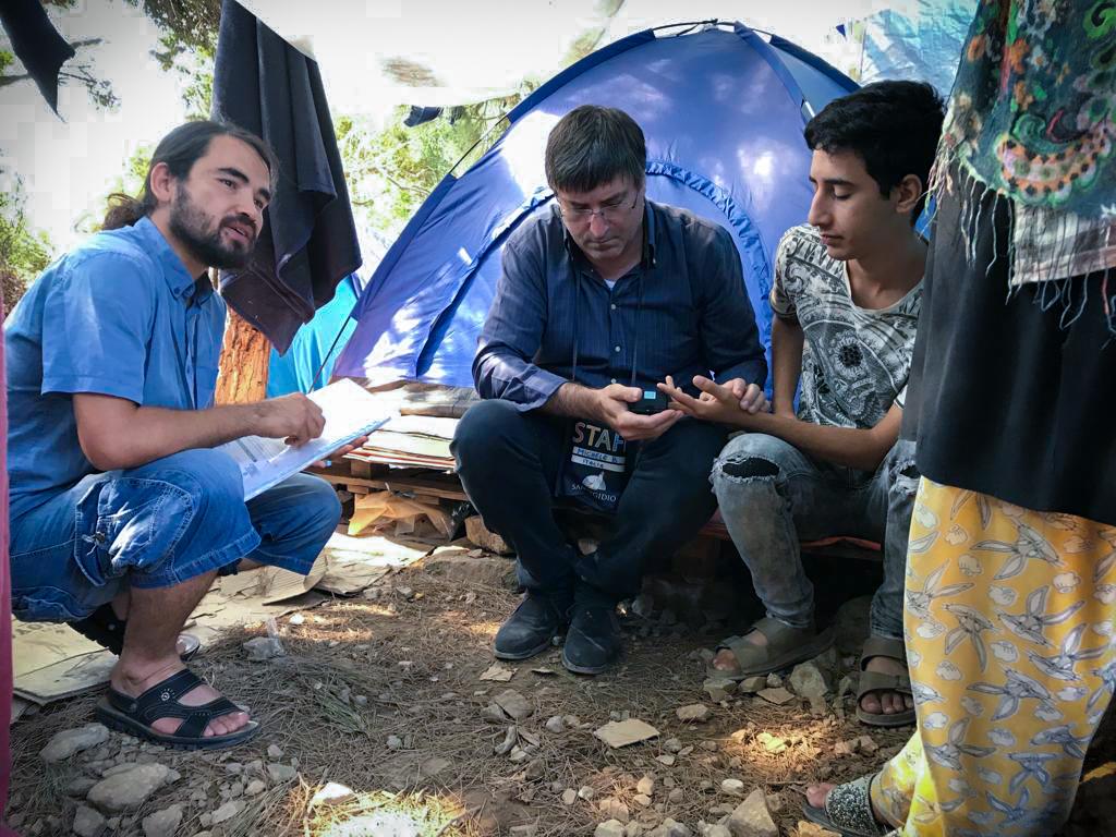 Bei den Flüchtlingen auf Samos: ‚Ich bin seit fünf Monaten hier, doch zum ersten Mal bin ich glücklich‘