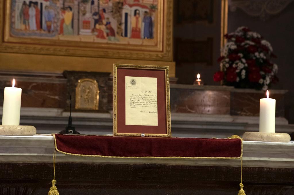 En San Bartolomé la carta del Padre Capelli, víctima del nazismo junto a las comunidades de Marzabotto y Monte Sole