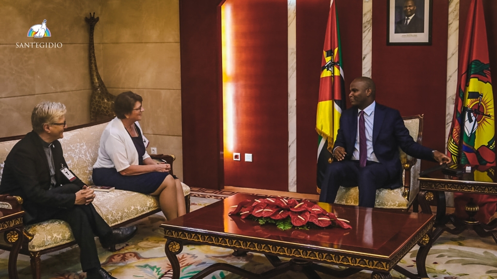 Une délégation de la Communauté rencontre à Maputo le nouveau président du Mozambique, Daniel Francisco Chapo : « Sant'Egidio, une ressource pour le développement et la paix »