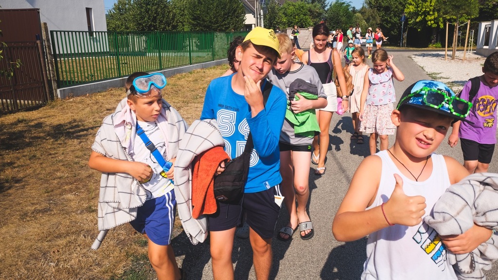 A week's holiday in Gyenesdiás, Hungary, with refugee children and mothers from Ukraine