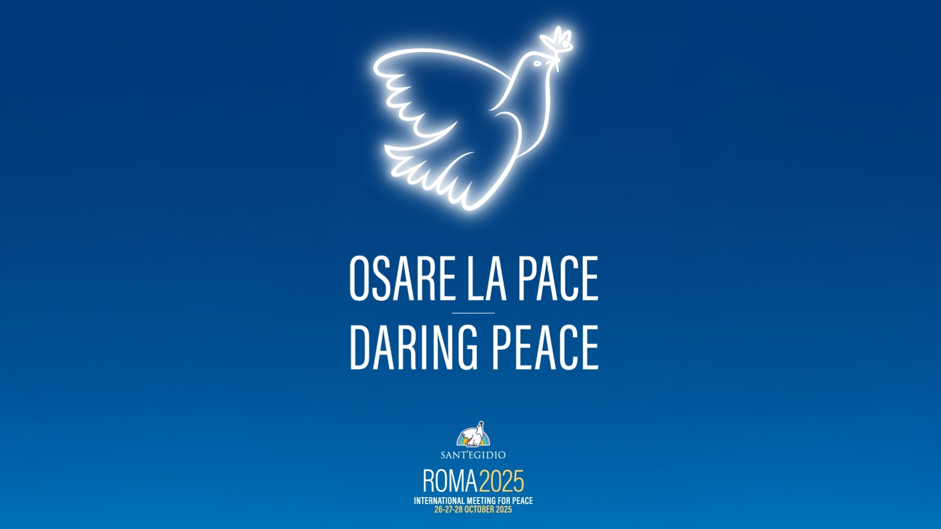 Osare la Pace, Roma 26-28 ottobre 