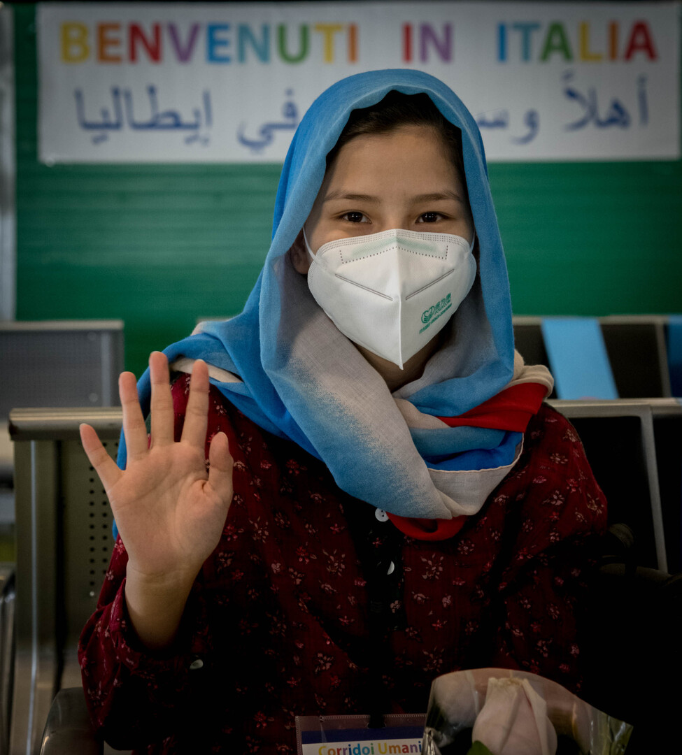 La gioia dei Corridoi umanitari da Lesbo all'Italia