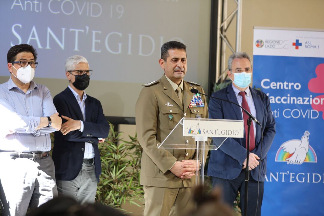 Inaugurazione dell'Hub Vaccinale di Sant'Egidio 