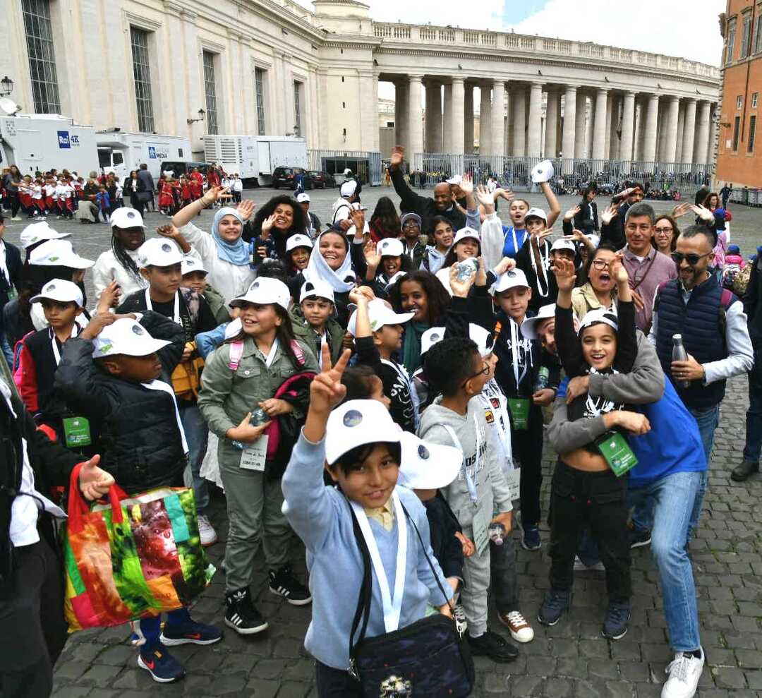 I bambini incontrano Papa Francesco