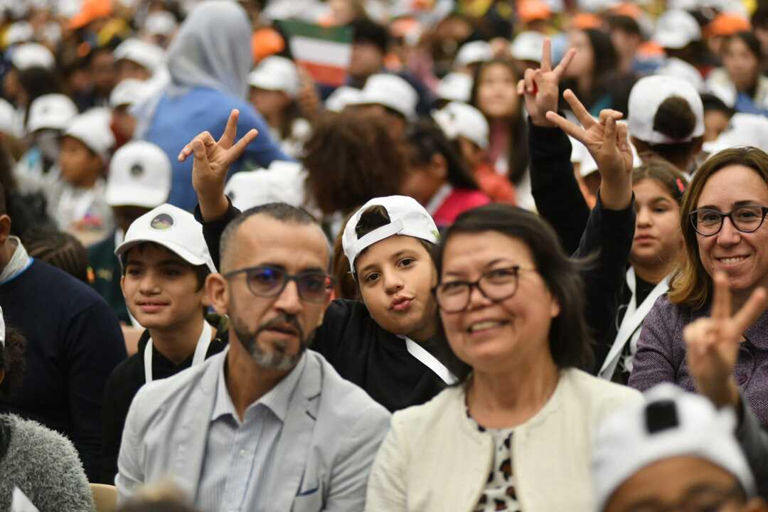 I bambini incontrano Papa Francesco