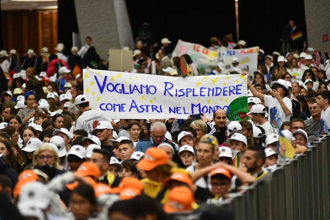 I bambini incontrano Papa Francesco