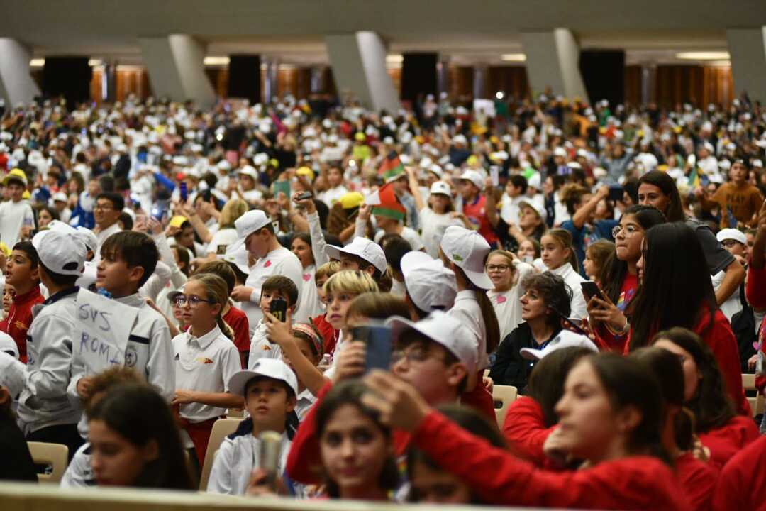 I bambini incontrano Papa Francesco