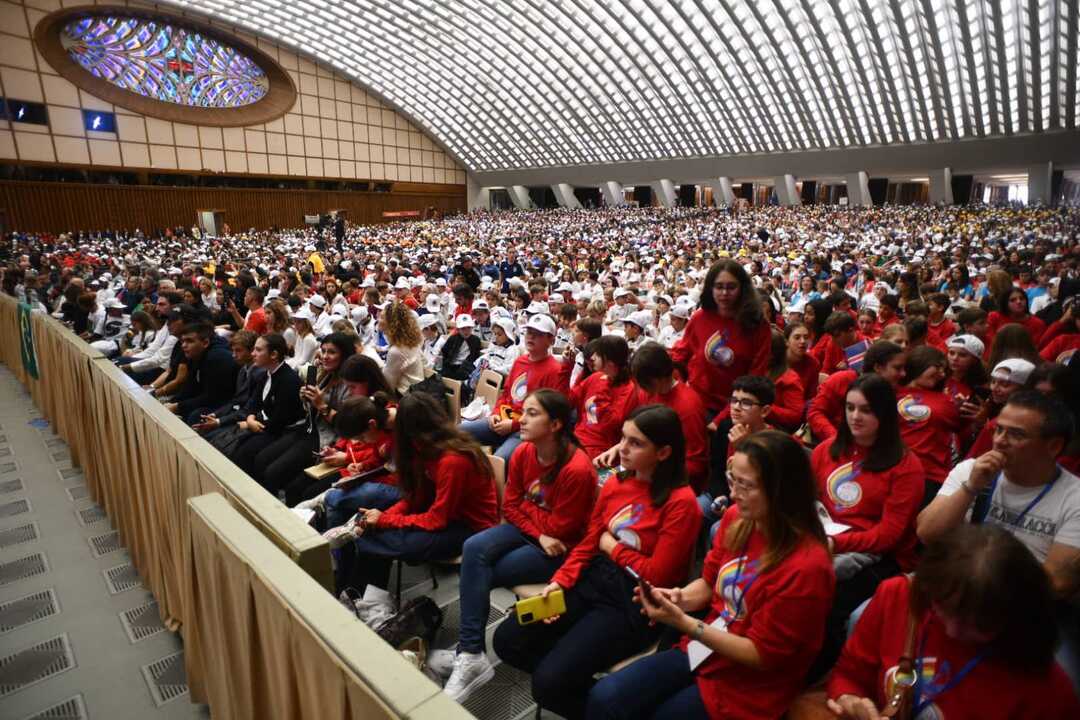 I bambini incontrano Papa Francesco