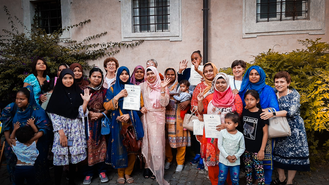 Nel quartiere Esquilino la consegna dei diplomi della scuola di lingua e cultura italiana di Sant'Egidio