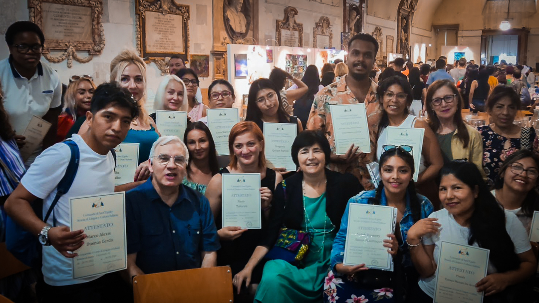 A Trastevere la consegna dei diplomi della scuola di lingua e cultura italiana di Sant'Egidio