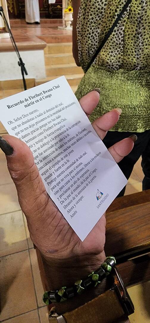 La prima memoria liturgica del beato Floribert Bwana Chui nel mondo