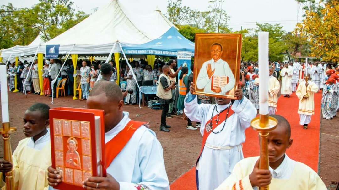 Liturgia per il beato Floribert a Goma