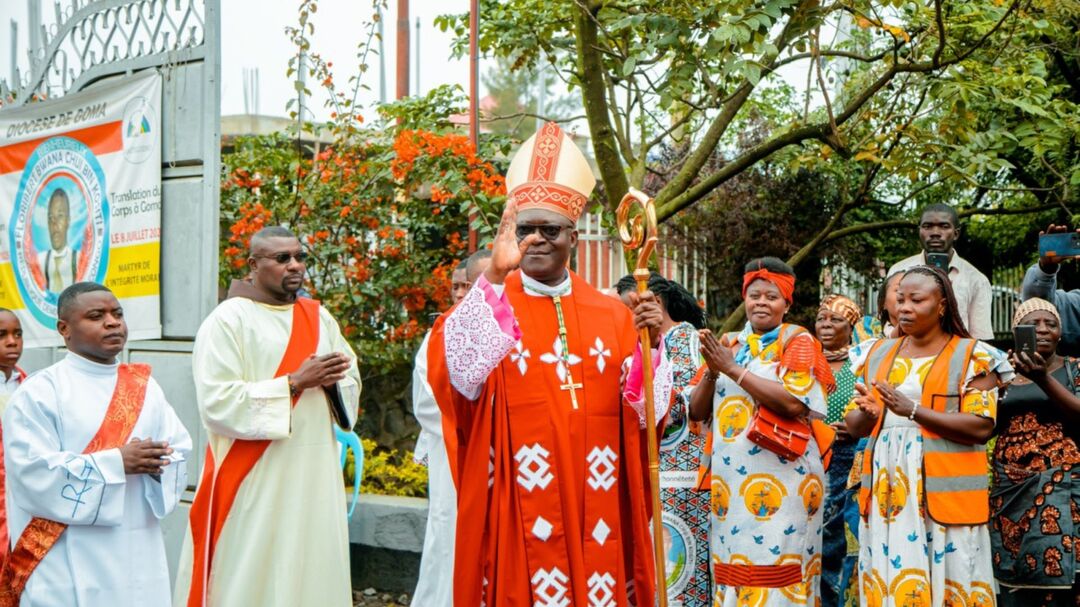Liturgia per il beato Floribert a Goma
